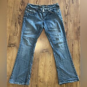 Wallflower Vintage Flare Bootcut Embellishment Rhinestones size 11